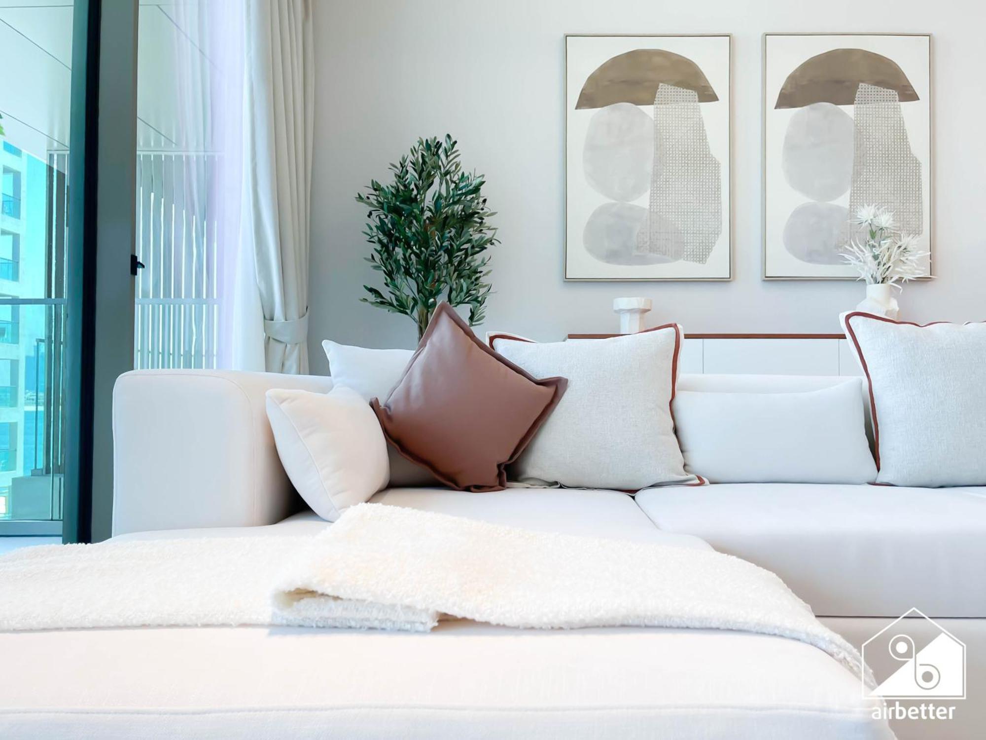 Seafront Serenity Palm Escape With Pool Access Appartement Dubai