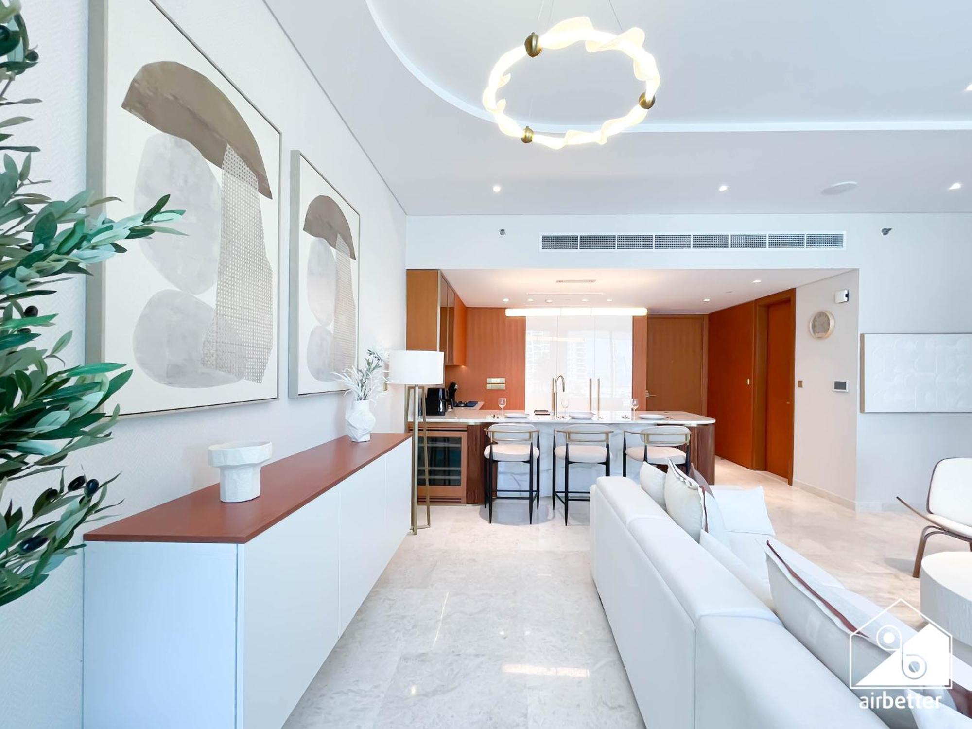 Seafront Serenity Palm Escape With Pool Access Appartement *