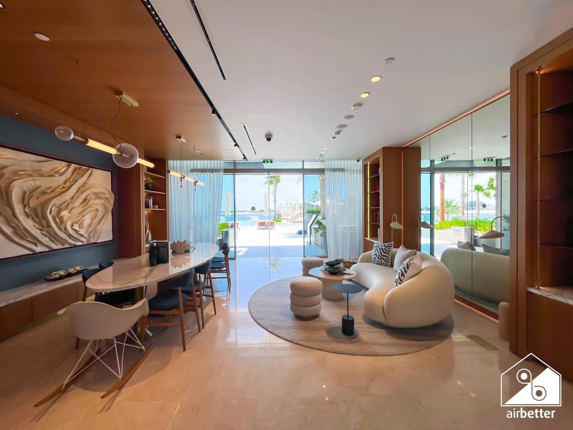 Appartement Seafront Serenity Palm Escape With Pool Access